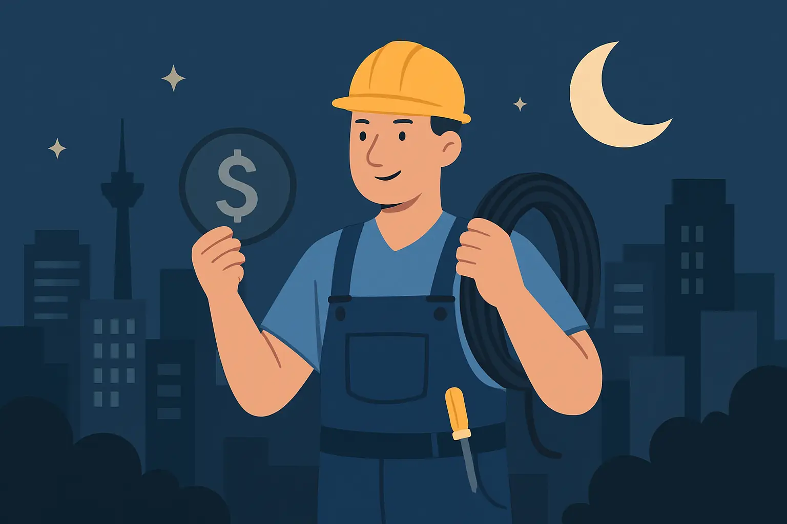 Koliko košta električar noću u Beogradu?